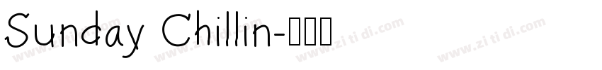 Sunday Chillin字体转换